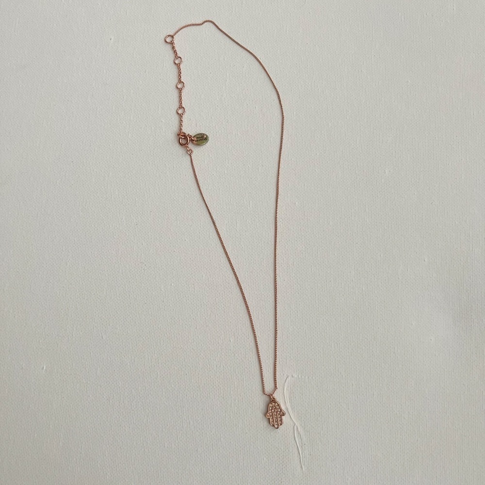 Juicy Couture Vintage Hamsa “Third Eye” Charm Necklace OS​